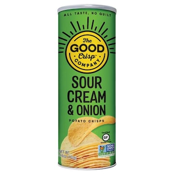 The Good Crisp Company Potato Crisps, Sour Cream & Onion
