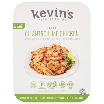 Kevin's Natural Foods Paleo Cilantro Lime Chicken with a Bright Chimichurri Sauce