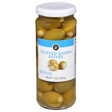 Publix Olives, Queen, Stuffed, Blue Cheese and Garlic-Flavored