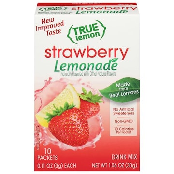 True Lemon Drink Mix, Strawberry Lemonade