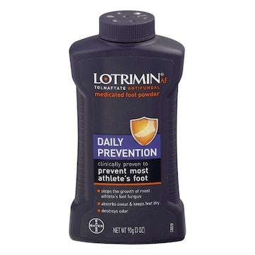 Lotrimin AF Medicated Foot Powder, Daily Prevention