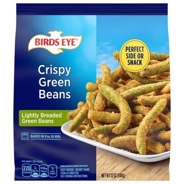 Birds Eye Green Beans, Lightly Breaded, Crispy
