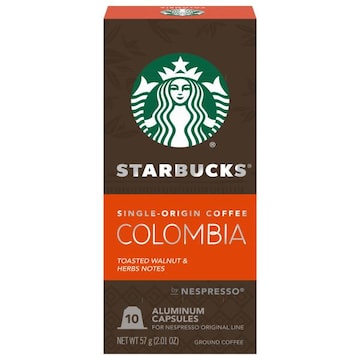 Starbucks Coffee, Ground, Columbia, Aluminum Capsules