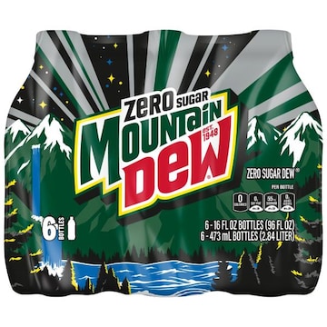 Mountain Dew Mountain Dew Zero Sugar Soda Citrus 16 Fl Oz, 6 Count