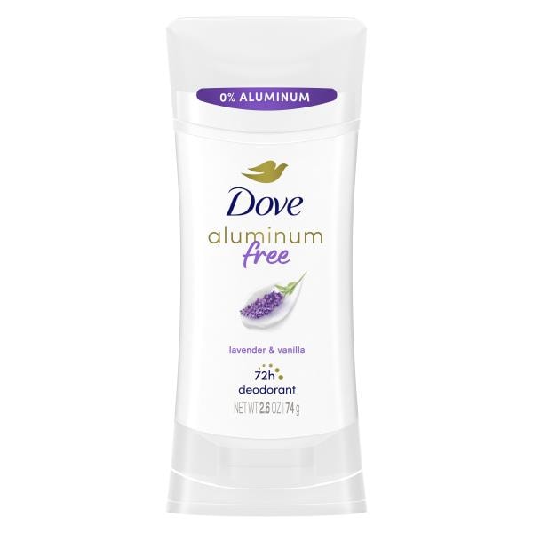Dove 0 Aluminum Deodorant Stick Lavender and Vanilla Publix Super