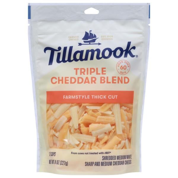 Tillamook Cheese, Triple Cheddar Blend, Farmstyle Thick Cut | Publix ...