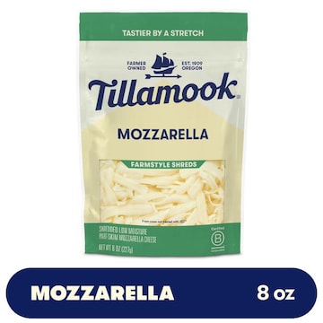 Tillamook Cheese, Mozzarella, Farmstyle Shreds