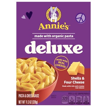 Annie's Deluxe Shells & Four Cheese Pasta & Cheese Sauce