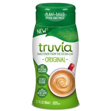 Truvia Zero-Calorie Liquid Stevia Sweetener, 2.7 oz fluid ounce bottle, Original flavor