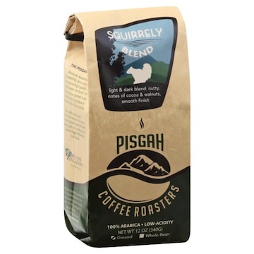 Pisgah Coffee, 100% Arabica, Ground, Squirrely Blend