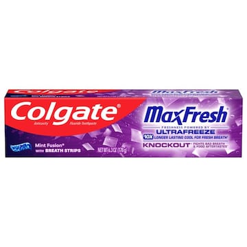 Colgate Max Fresh Whitening Toothpaste With Mini Breath Strips