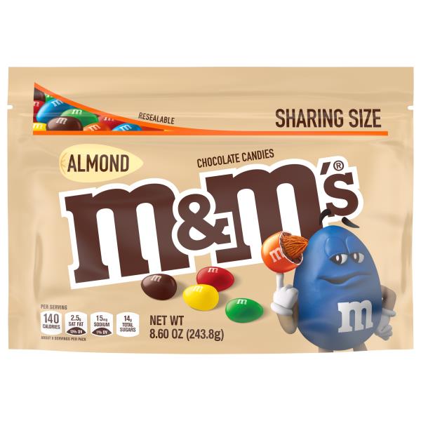 M&M's Chocolate Candies, Almond, Sharing Size | Publix Super Markets