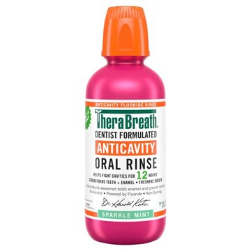 TheraBreath Oral Rinse, Anticavity, Sparkle Mint
