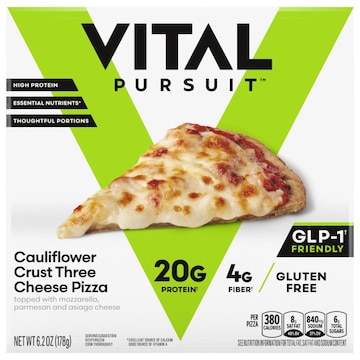 Life Cuisine Pizza, Three Cheese, Cauliflower Crust, Protein Lovers