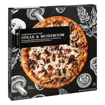 Publix Pizza, Stone-Baked Crust, Steak & Mushroom