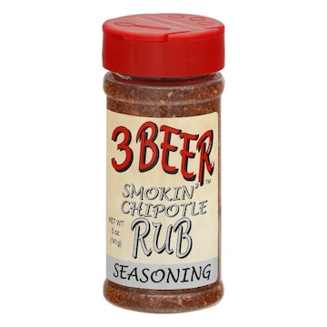 3 Beer Rub Seasoning, Smokin' Chipotle