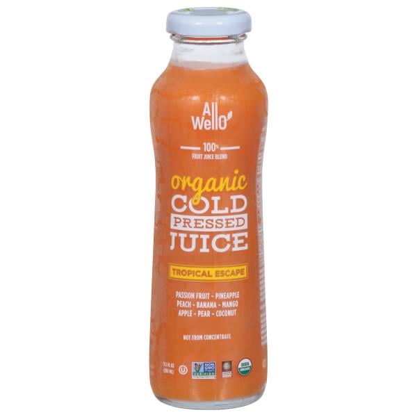 All Wello Juice, Organic, Tropical Escape, Cold Pressed Publix Super Markets