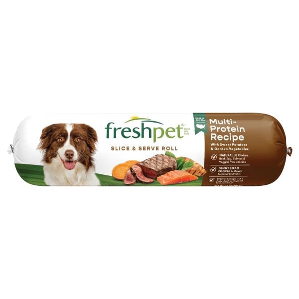 Fresh Pet Dog Food Multi Protein Recipe Slice Serve Roll