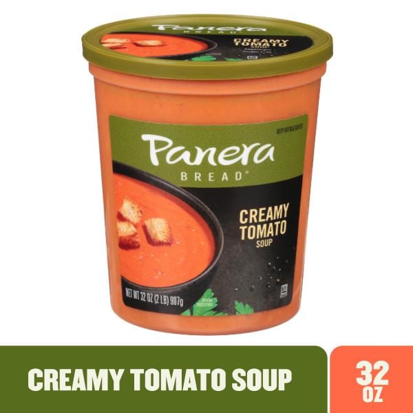 Panera Bread Creamy Tomato Soup, 32 OZ Soup Cup (Gluten Free) Publix