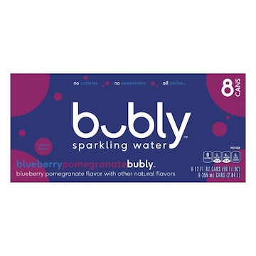 bubly Sparkling Water Bubly Sparkling Water Blueberry Pomegranate 12 Fl Oz 8 Count