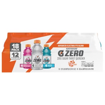 Gatorade Zero Thirst Quencher, Zero Sugar, Berry/Glacier Cherry/Glacier Freeze