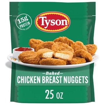 Tyson Frozen Baked Chicken Breast Nuggets