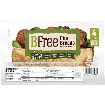 BFree Pita Breads, Stone Baked