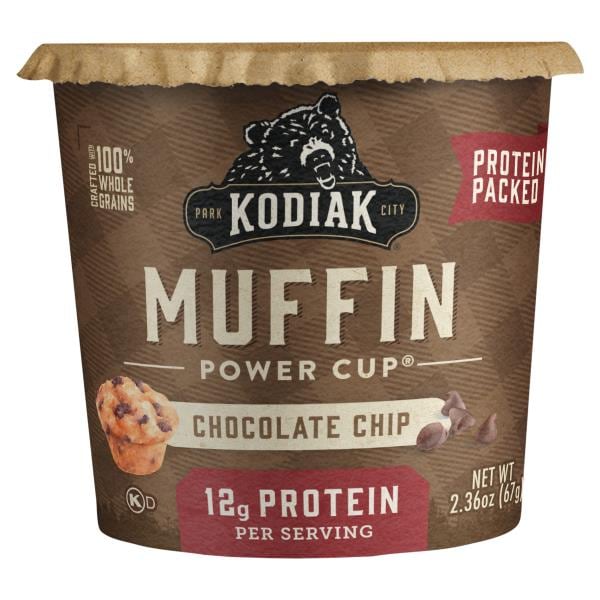 Kodiak Cakes Power Cup Muffin, Chocolate Chip - 2.36 oz