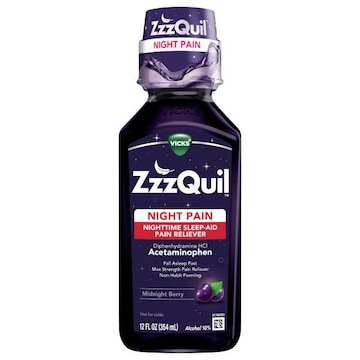 Vicks ZzzQuil Midnight Berry Night Pain