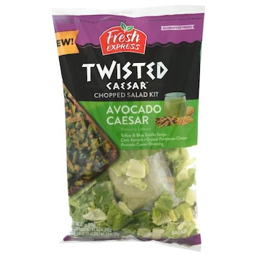 Fresh Express Twisted Caesar Chopped Salad Kit, Avocado Caesar