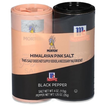 Morton Himalayan Pink Salt & Black Pepper