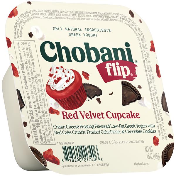 Chobani Flip Greek Yogurt, Low-Fat, Red Velvet Cupcake | Publix