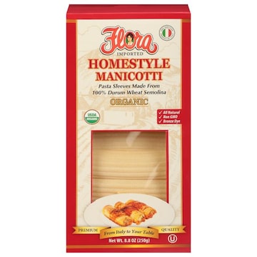 Flora Manicotti, Organic, Homestyle
