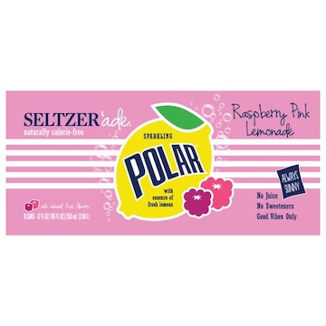 Polar Seltzer Ade, Raspberry Pink Lemonade