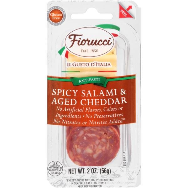 Fiorucci Spicy Salami & Aged Cheddar Publix Super Markets
