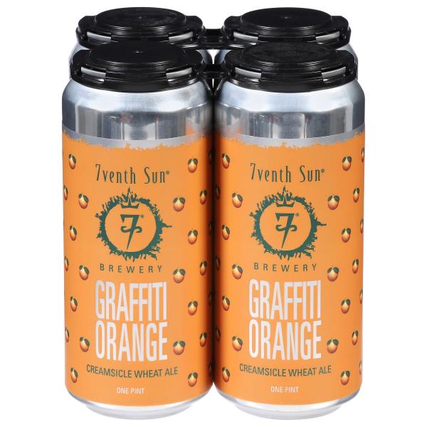 7venth Sun Creamsicle Wheat Ale Graffiti Orange Beer | Publix