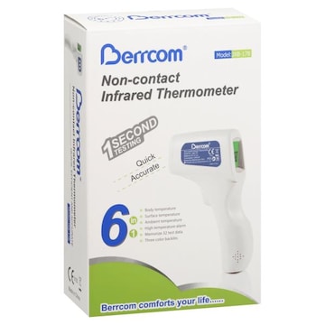 Berrcom Thermometer, Infrared, Non-Contact