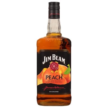 Jim Beam Bourbon Whiskey, Kentucky Straight, Peach