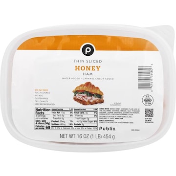 Publix Sliced Honey Ham, Water-Added16 Oz