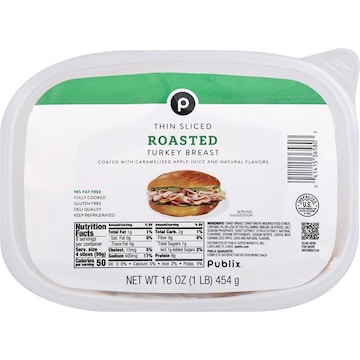 Publix Sliced Oven Roasted Turkey, 16 Oz