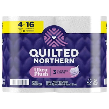 Quilted Northern Ultra Plus 3-Ply Unscented Mega Rolls Bathroom Tissue