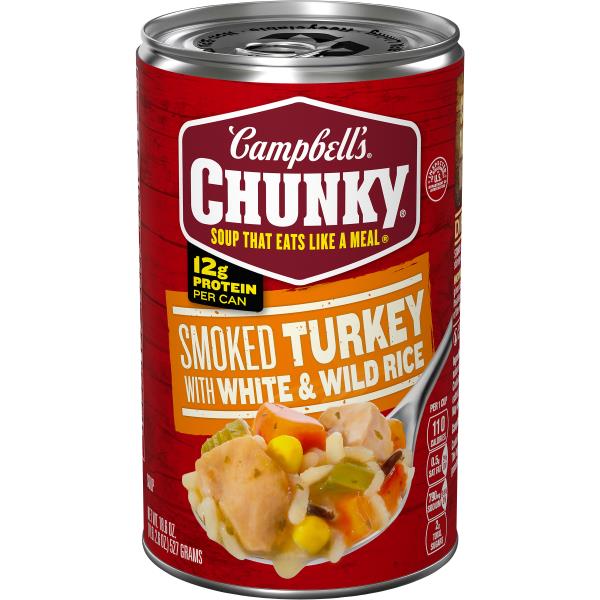 Campbell's® Chunky® Smoked Turkey with White and Wild Rice Soup Publix Super Markets