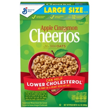 Cheerios Gluten Free Apple Cinnamon Cereal Large Size