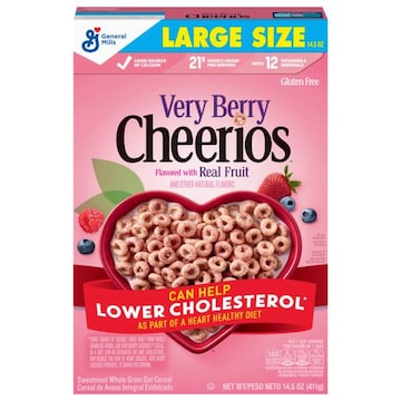 Cheerios Cereal, Very Berry, Large Size