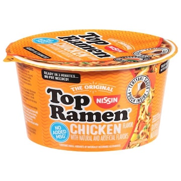 Nissin Top Ramen Ramen Noodle Soup, Chicken Flavor
