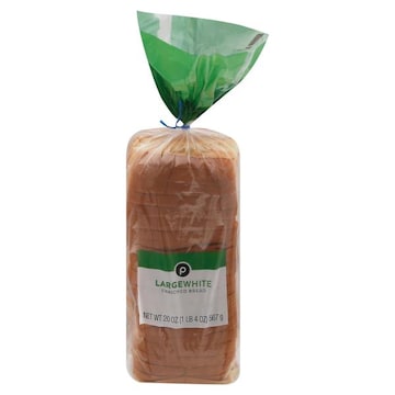 Publix Enriched Bread, White, Large