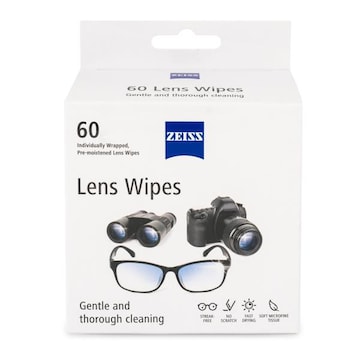 Zeiss Lens Cleaning Wipes, 60 Ct.