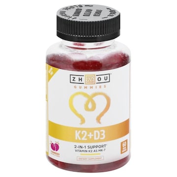 Zhou K2 + D3, Strawberry, Gummies