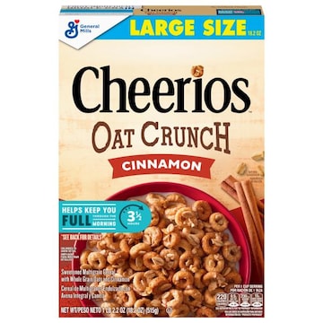 Cheerios Oat Crunch Cinnamon Cereal