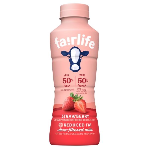 Fairlife Milk, Ultra-Filtered, Reduced Fat, 2%, Strawberry | Publix ...